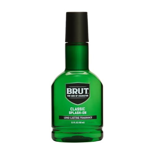 Brut Splash-On Original Fragrance - Bold, Masculine Cologne for Men - Long Lasting Mens Fragrance With Spicy Woods, Floral, and Citrus Notes - 3.5 oz