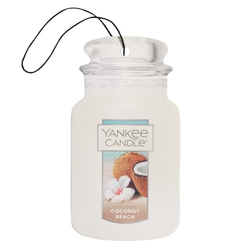 Yankee Candle Paper Car Jar, Coconut Beach (Pack of 2)