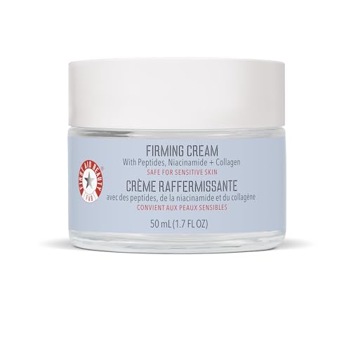 First Aid Beauty Firming Collagen Cream with Collagen, Peptides and Niacinamide ? Day + Night Anti-Aging Face Moisturizer ? 1.7 fl oz
