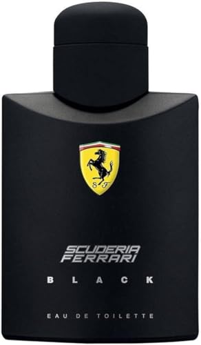 Ferrari Scuderia Black Eau De Toilette Spray For Men, 4.2 Ounce