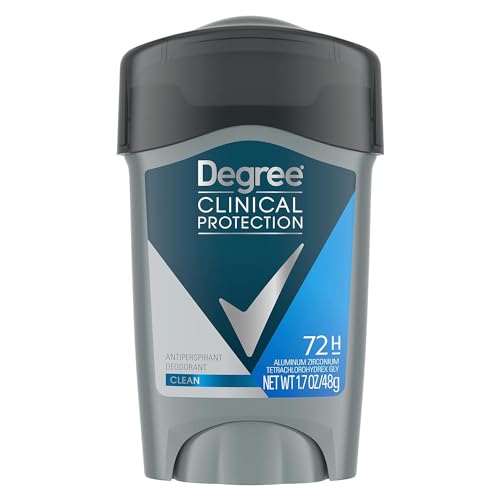 Degree Men Clean Clinical Antiperspirant Deodorant 1.7 oz (Pack of 6)