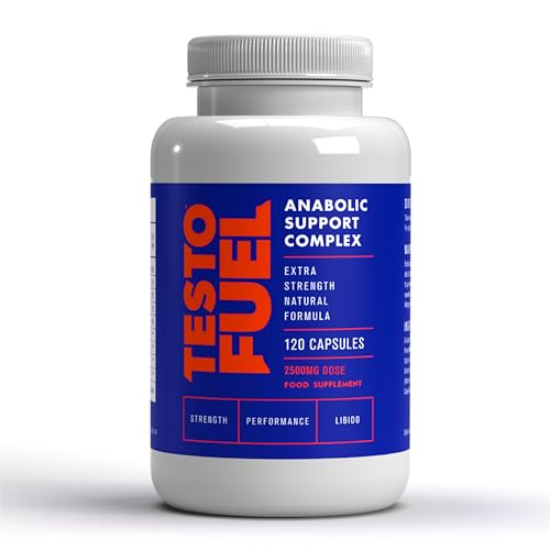 ROAR AMBITION TestoFuel 120 T-Booster Pills - Test Booster for Men - 100% Natural Ingredients - Contributes to Normal Testosterone Levels & Muscle - Vitamin, Fenugreek & Magnesium Booster