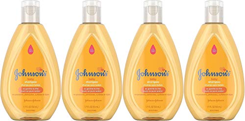Johnson's Baby Shampoo, Travel Size, 1.7 Ounce (Pack of 4)