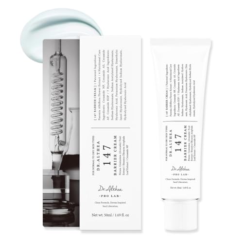 Dr.Althea 147 Barrier Cream | Daily Skin Barrier Care | Deep Hydrating with Hyaluronic Acid & Ceramides | Korean Vegan Skincare for All Skin Types | 1.7 Fl Oz