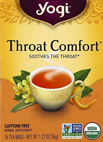 Yogi Tea Organic Throat Comfort Tea, 16 ct