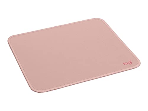 Logitech Mouse Pad - Studio Series, Computer Mouse Mat with Anti-slip Rubber Base, Easy Gliding, Spill-Resistant Surface, Durable Materials, Portable, in a Fresh Modern Design - Pink