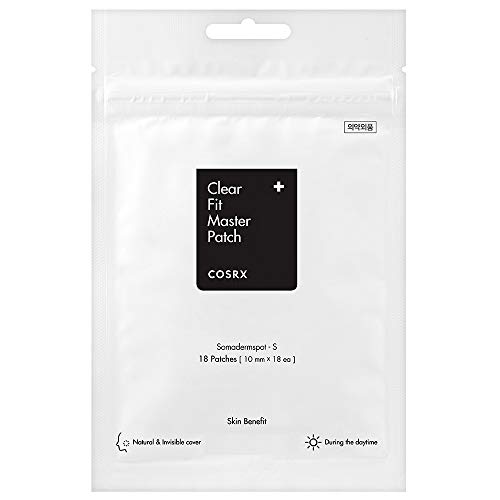 COSRX Clear Fit Master Patch 18 Patches | Healing Pimple Patches for Blemishes and Zits | Hydrocolloid Dressing | Quick & Easy Spot Treatment