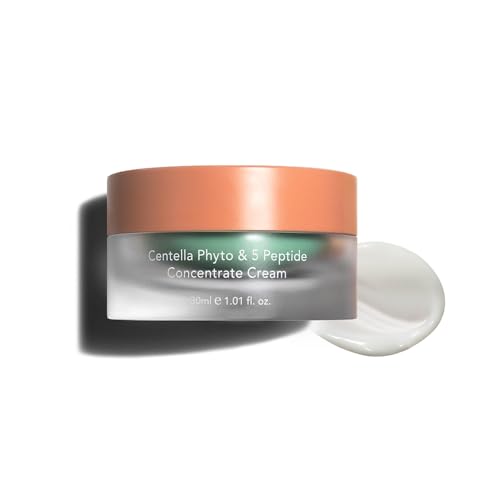 HARUHARU Wonder Centella Phyto & 5 Peptide Concentrate Cream, Daily & Night Cream, Nourishing, Wrinkles improvement for all skin types, Vegan, Cruelty-Free 1.01 fl. Oz