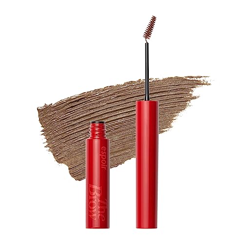 Espoir The Brow Color Fixing Cara #2 Taupe 0.1 fl oz | Easy Fixing without Clumping with Skinny Brush | Long Lasting Smudgeproof Eyebrow Mascara | Soft Mood Coloring Tinted Gel | Korean Eye Makeup
