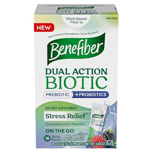 Benefiber Dual Action Biotic Plus Stress Relief,