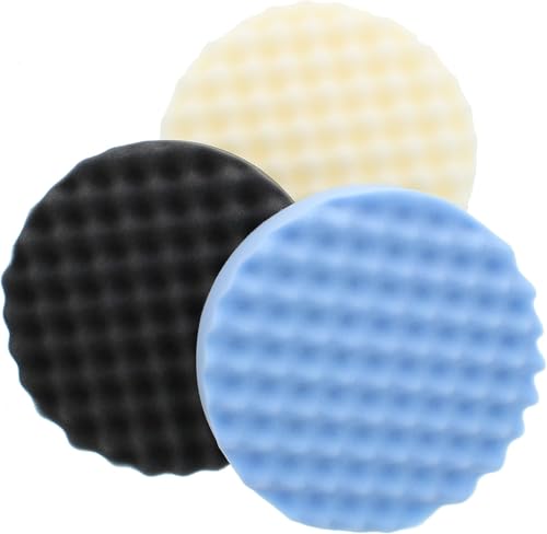 3M Perfect-It Foam Buffing Pads ? Models 5723, 5725, 5733 ? 8-Inch Polishing Pad for Auto Detailing, Paint Repair, Waxing, and Scratch Removal, 3 Pack